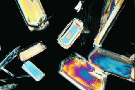 Epsom salt crystals