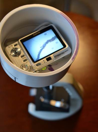 PVC plumbing parts microscope camera adapter 